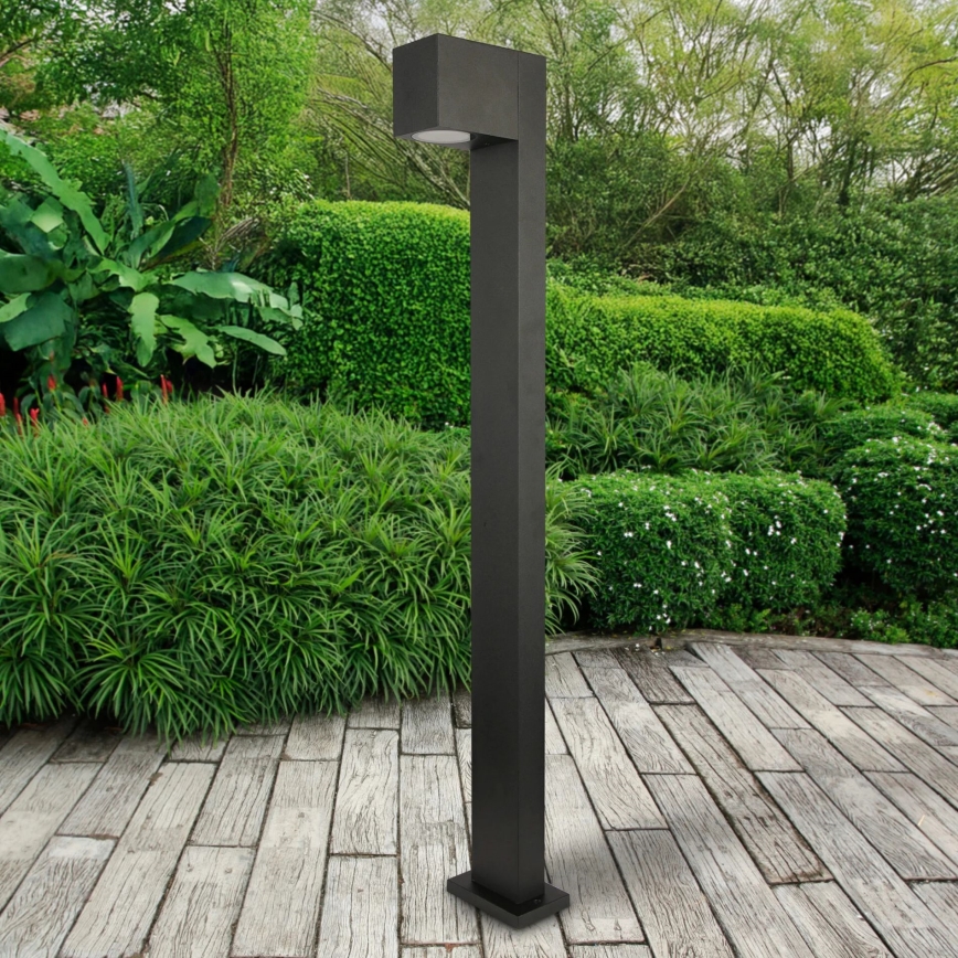 Utomhuslampa BOSTON 1xGU10/10W/230V 80 cm IP54 svart