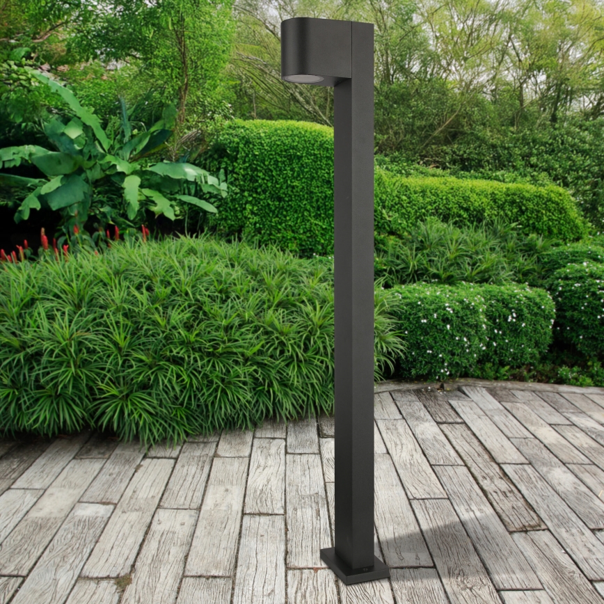 Utomhuslampa BOSTON 1xGU10/10W/230V 80 cm IP54 svart