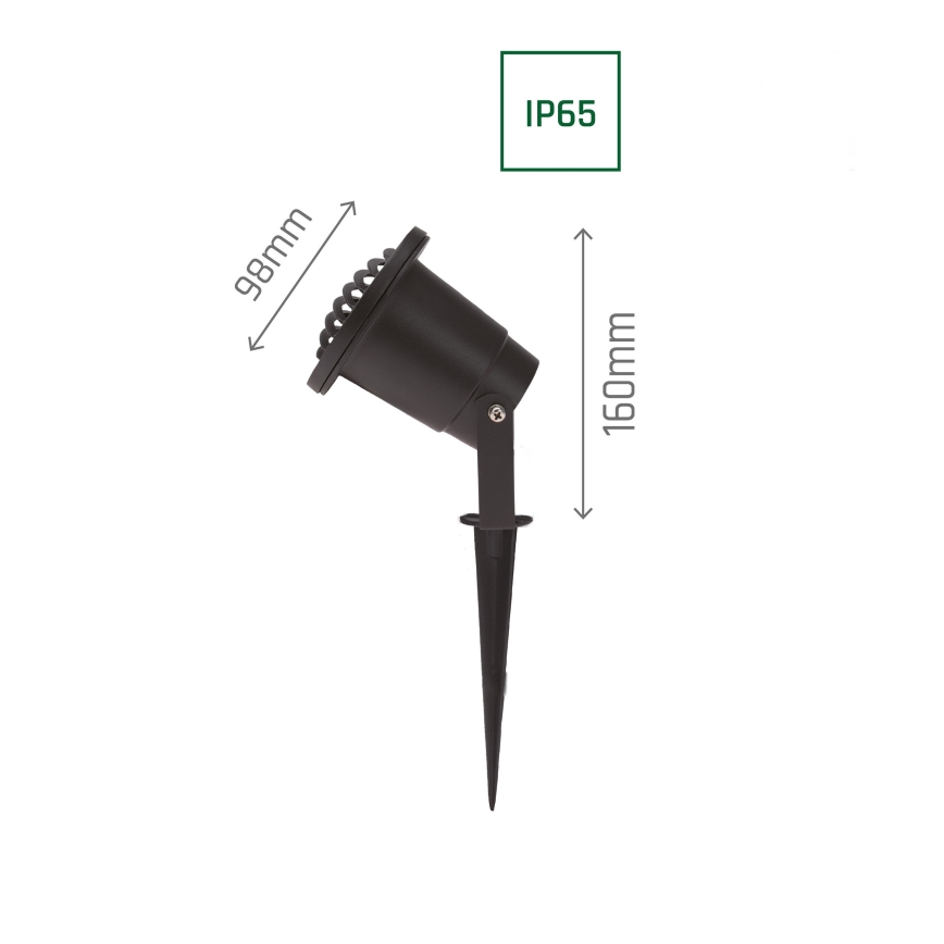 Utomhuslampa FLORI RAY 1xGU10/6W/230V IP65