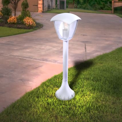 Utomhuslampa FOX 1xE27/40W/230V IP44 vit