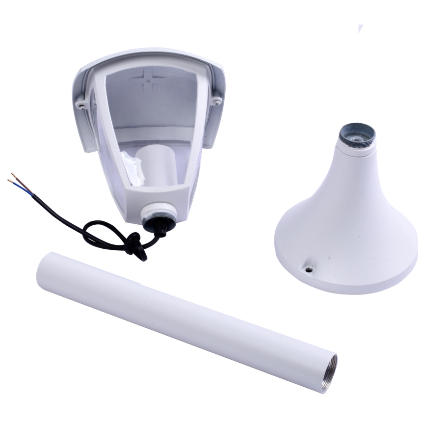 Utomhuslampa FOX 1xE27/40W/230V IP44 vit