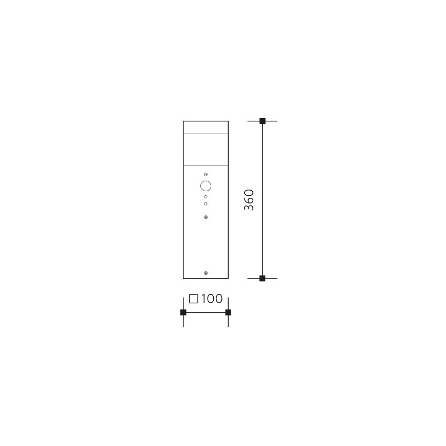 Utomhuslampa GARD 1xE14/60W/230V IP44