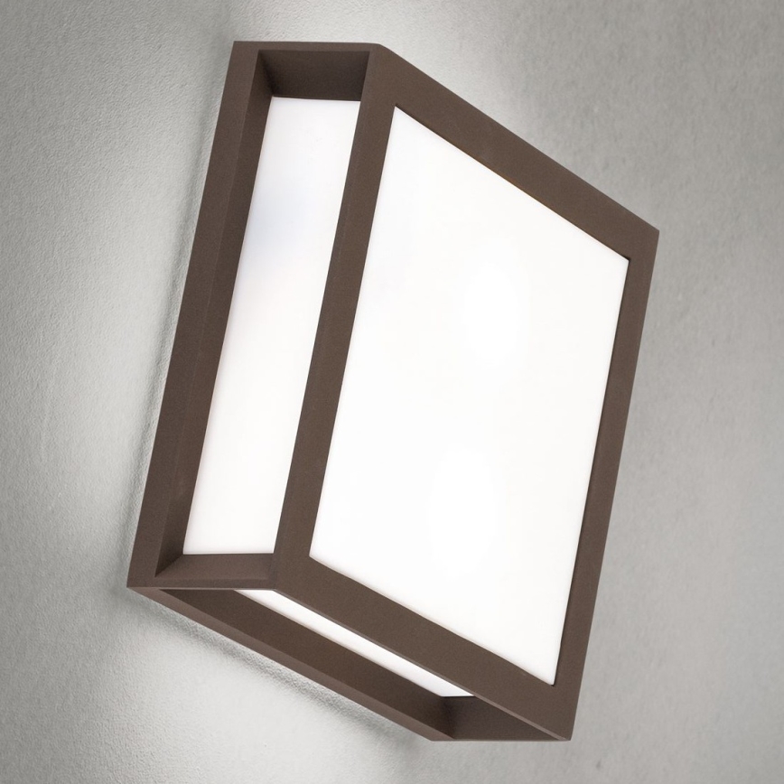 Utomhuslampa HENRY 2xE27/15W/230V IP44 brun