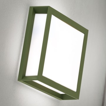 Utomhuslampa HENRY 2xE27/15W/230V IP44 grön