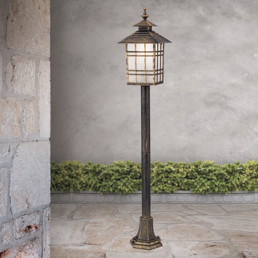 Utomhuslampa KIKO 1xE27/11W/230V IP44 brons/patina
