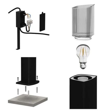 Utomhuslampa LANA 1xE27/25W/230V IP54 45 cm