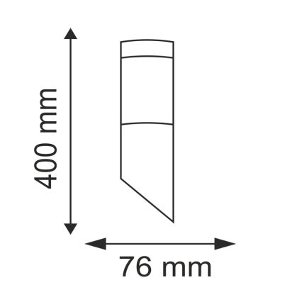 Utomhuslampa LIVIA 1xE27/10W/230V IP44