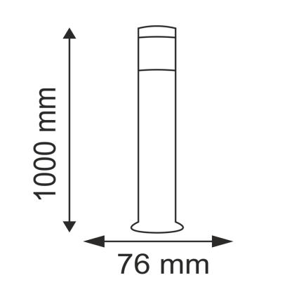 Utomhuslampa LIVIA 1xE27/40W/230V