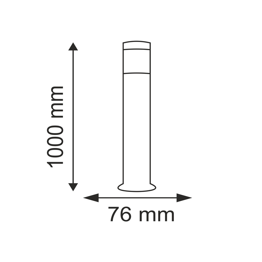 Utomhuslampa LIVIA 1xE27/40W/230V