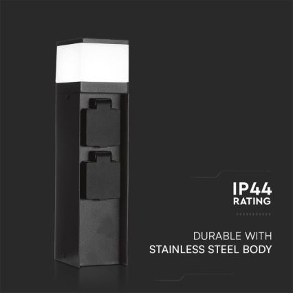 Utomhuslampa med 2 uttag 1xG9/11W/230V IP44