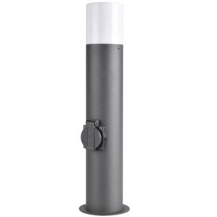 Utomhuslampa med kontakt DALLAS 1xE27/12W/230V IP44 grafit