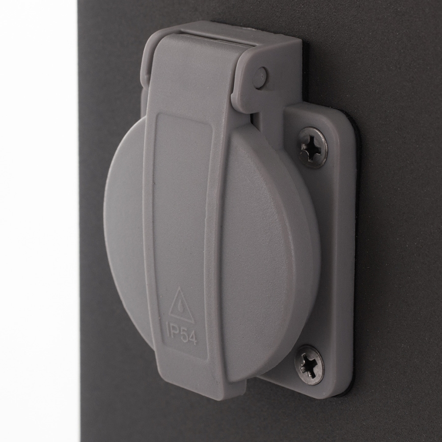 Utomhuslampa med kontakt GARD 1xE14/60W/230V IP44