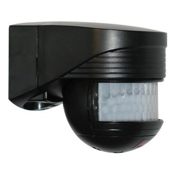 Utomhuslampa med rörelsesensor LC-CLICK 200° IP44 svart