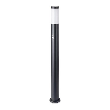 Utomhuslampa med sensor 1xE27/60W/230V IP44 110cm svart