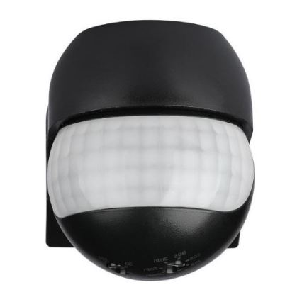 Utomhusbelysning med sensor  230V IP44 svart