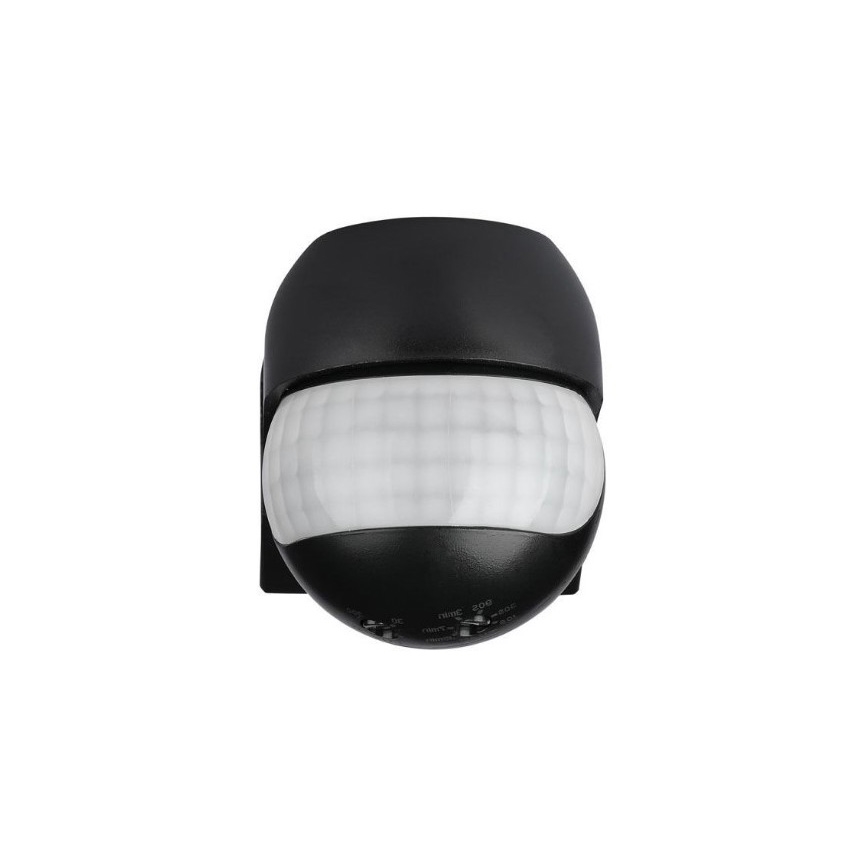 Utomhusbelysning med sensor  230V IP44 svart