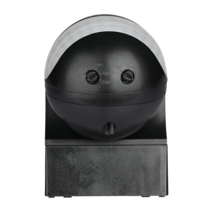 Utomhusbelysning med sensor  230V IP44 svart