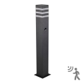 Utomhuslampa med sensor TEKSAS 1xE27/12W/230V IP44 74 cm antracit
