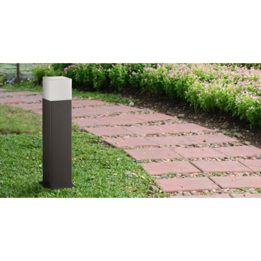 Utomhuslampa NEW YORK 1xE27/12W/230V IP44 44 cm antracit