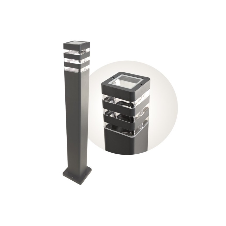 Utomhuslampa SANTA 1xE27/60W/230V IP54 79,5 cm antracit