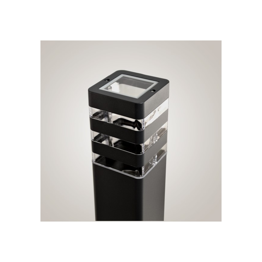 Utomhuslampa SANTA 1xE27/60W/230V IP54 79,5 cm antracit