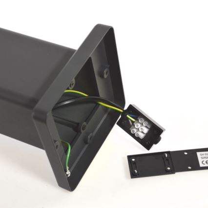 Utomhuslampa SANTA 1xE27/60W/230V IP54 79,5 cm antracit