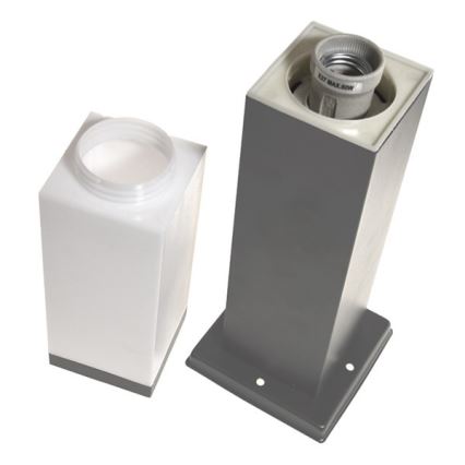 Utomhuslampa SOPPA 1xE27/60W/230V IP44 45 cm antracit