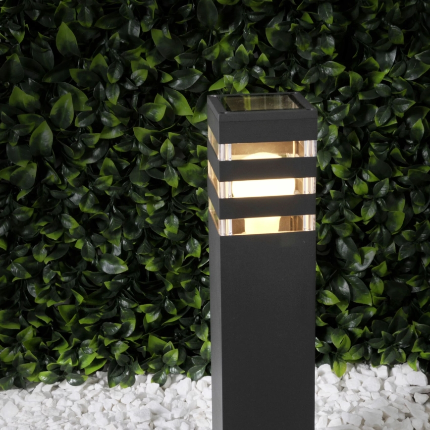 Utomhuslampa TEKSAS 1xE27/12W/230V IP44 44 cm antracit