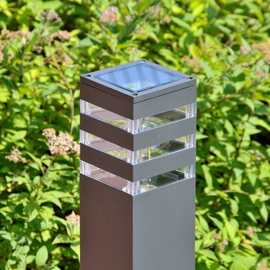 Utomhuslampa TEKSAS 1xE27/12W/230V IP44 44 cm antracit