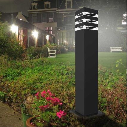 Utomhuslampa TEKSAS 1xE27/12W/230V IP44 44 cm antracit