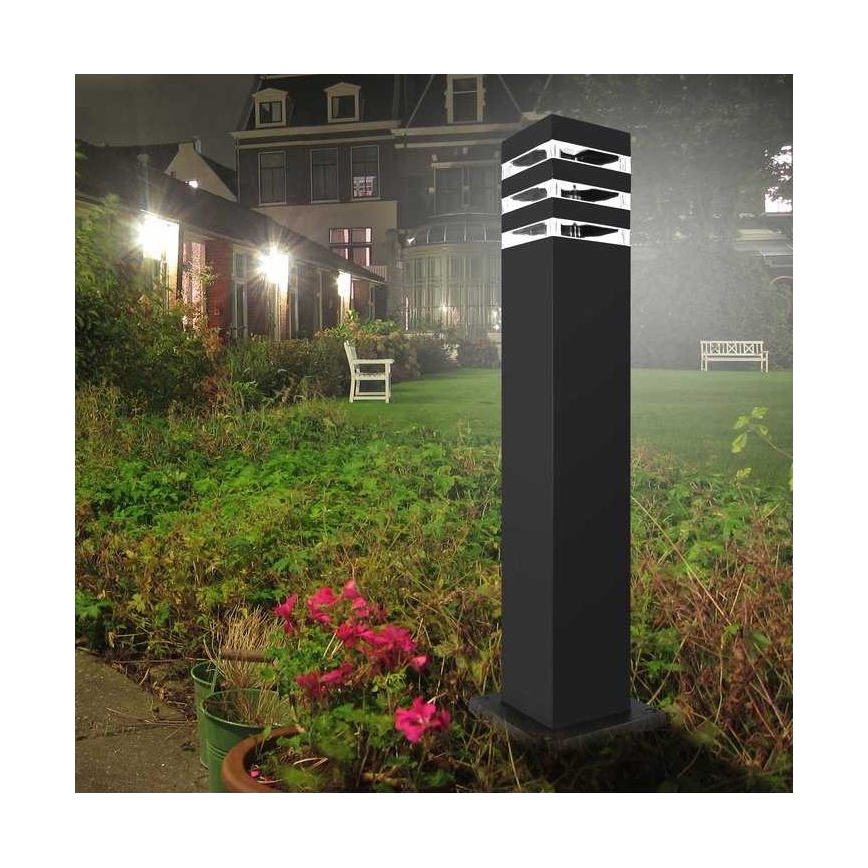 Utomhuslampa TEKSAS 1xE27/12W/230V IP44 44 cm antracit