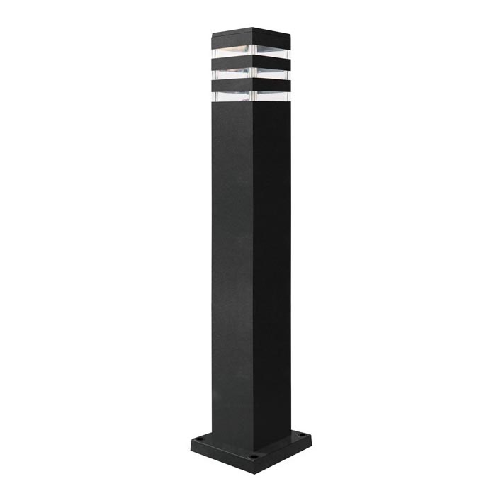Utomhuslampa TEKSAS 1xE27/12W/230V IP44 74 cm antracit