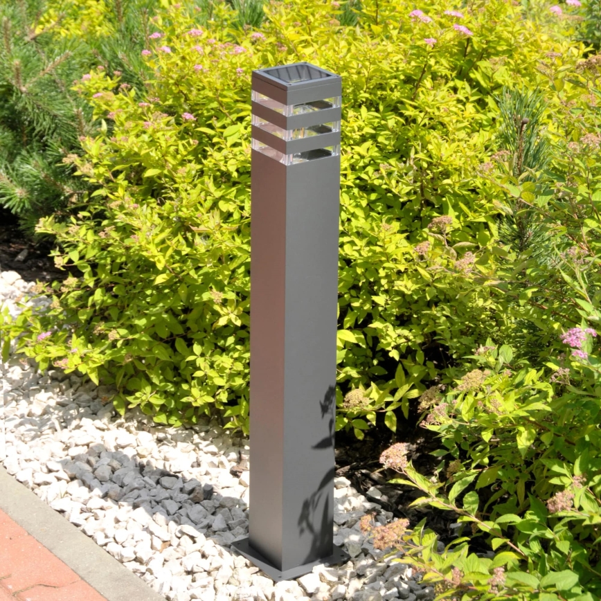Utomhuslampa TEKSAS 1xE27/12W/230V IP44 74 cm antracit