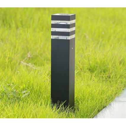 Utomhuslampa TEKSAS 1xE27/12W/230V IP44 74 cm antracit