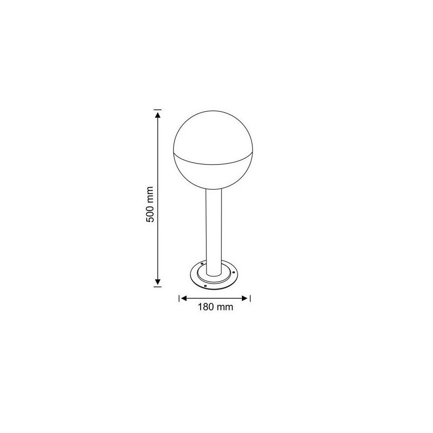 Utomhuslampa ULSA 1xE27/12W/230V IP44 50 cm