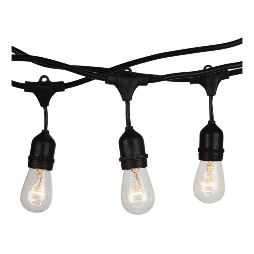 Utomhusslinga STRING 15m 15xE27/25W/230V IP54