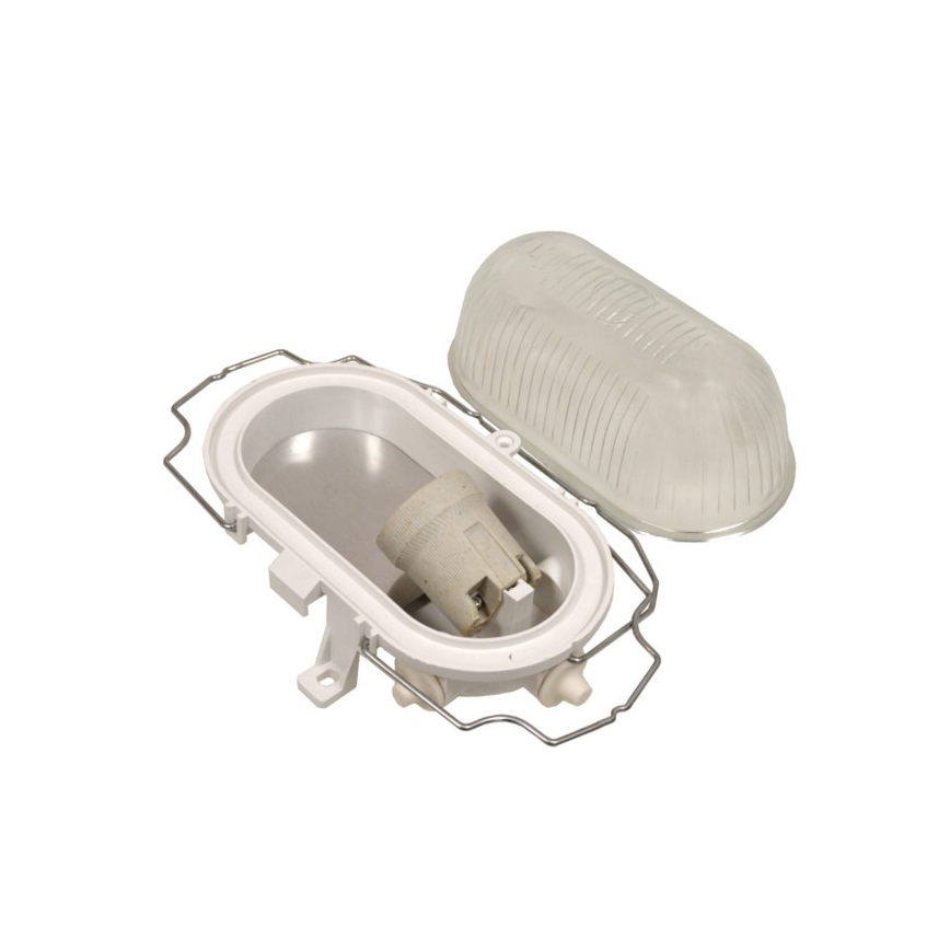 Utomhustaklampa RADUS 1xE27/60W/230V IP54 vit