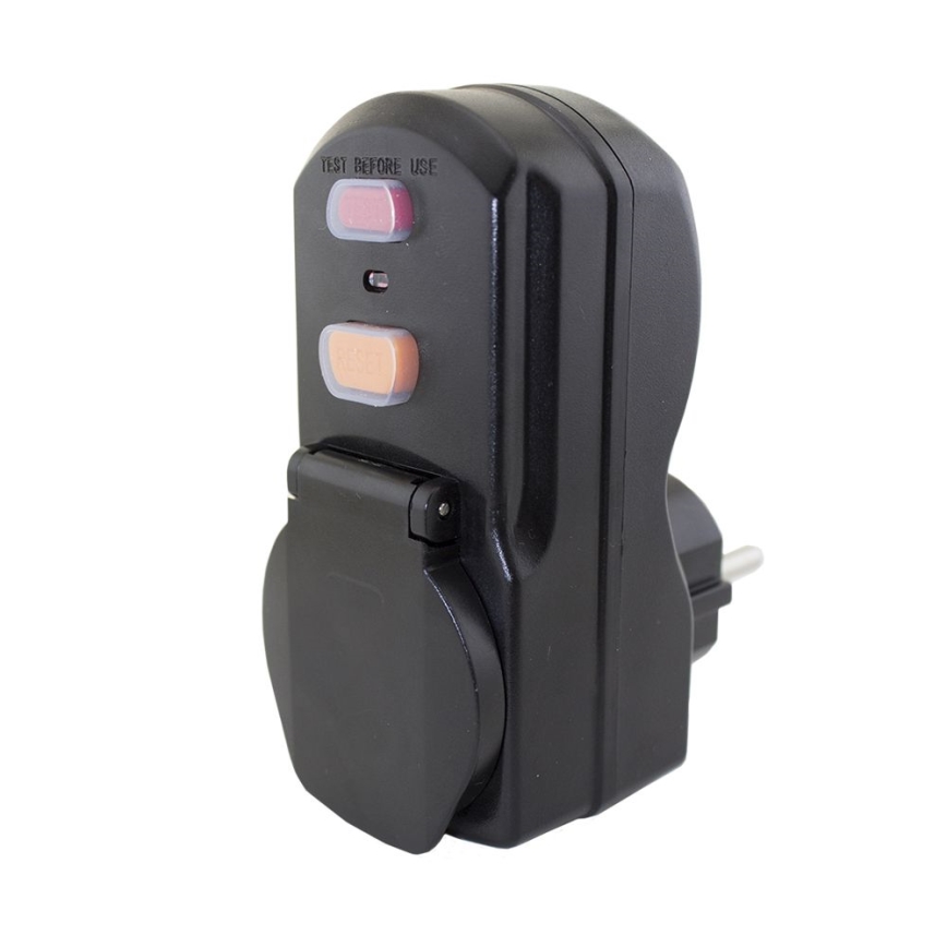 Uttag jordfelsbrytare FK-PRCD-2 16A 230V + säkerhetsuttag IP54