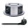 Uttagspelare för bordsskiva med Qi trådlös laddning 3x230V + 1xUSB-A + 1xUSB-C silver/svart