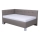 Vadderad säng med förvaringsutrymme utan madrass MARIA PETITE 120x200 cm taupe