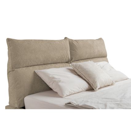Vadderad säng utan madrass BASIL 180x200 cm beige