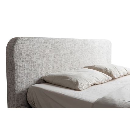 Vadderad säng utan madrass LAJLA 160x200 cm beige