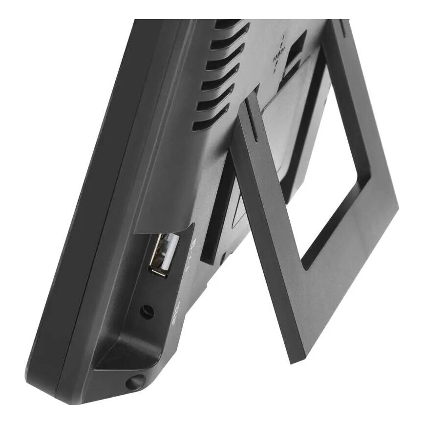 Väderstation med LCD display GoSmart 230V/3xAAA + 2×AAA Wi-Fi Tuya svart