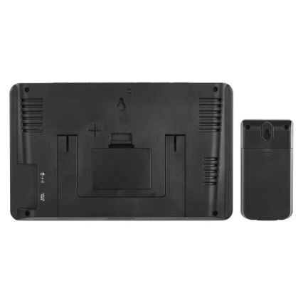 Väderstation med LCD display GoSmart 5/230V Wi-Fi Tuya svart