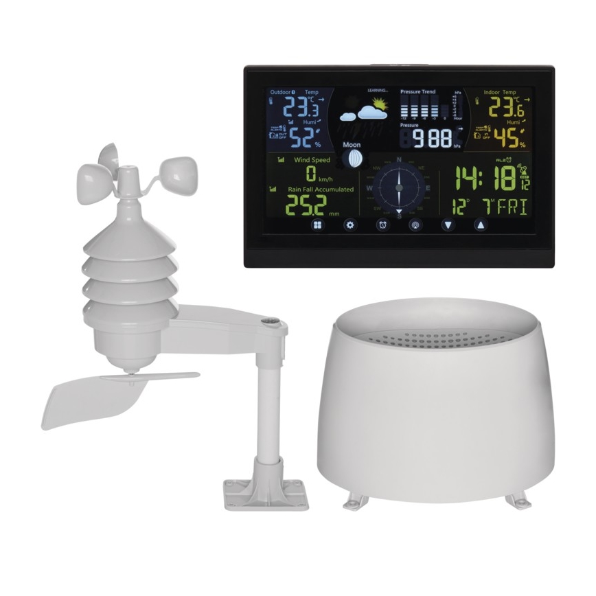 Väderstation Trådlös 3× 1,5 V AAA
