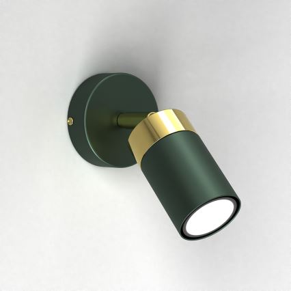 Vägg spotlight  JOKER 1xGU10/25W/230V grön