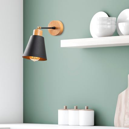 Vägg spotlight  MANAVGAT 1xE27/100W/230V
