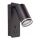 Vägg spotlight med USB laddare 1xGU10/35W/230V svart