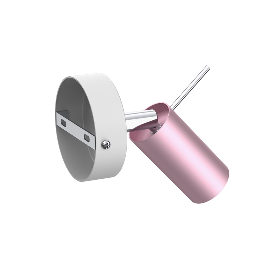 Vägg spotlight  PRESTON 1xGU10/40W/230V rosa