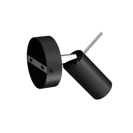 Vägg spotlight  PRESTON 1xGU10/40W/230V svart